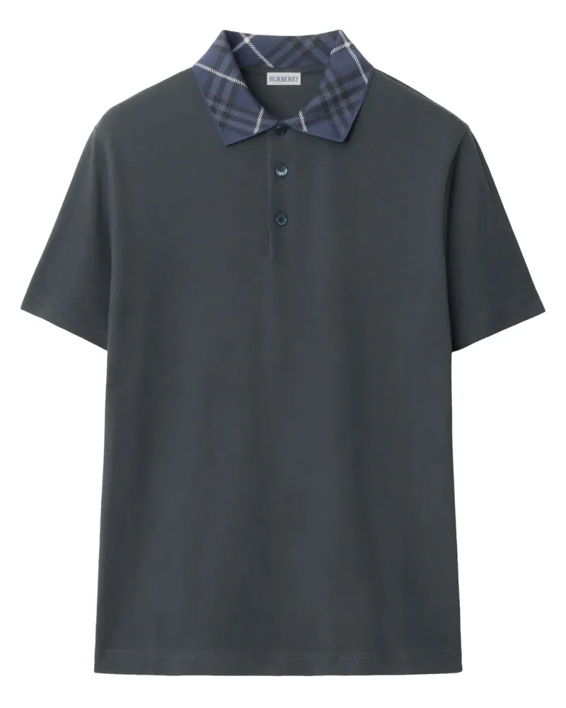 Burberry Klassisches Poloshirt - Grau Grau