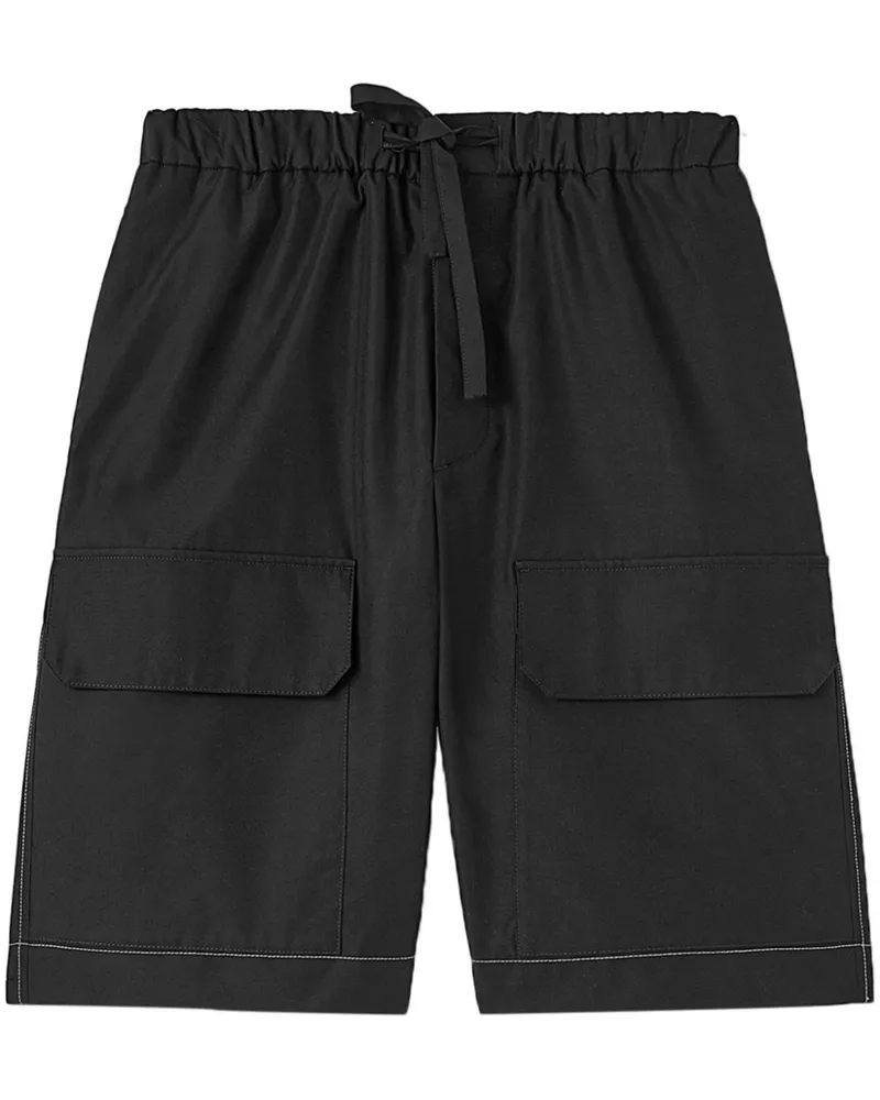 Jil Sander Knielange Bermudas - Schwarz Schwarz