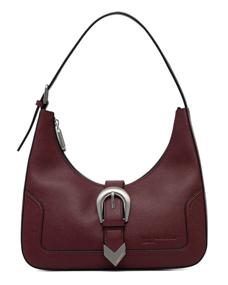 Karl Lagerfeld Schultertasche mit Schnallenriemen - Rot Rot