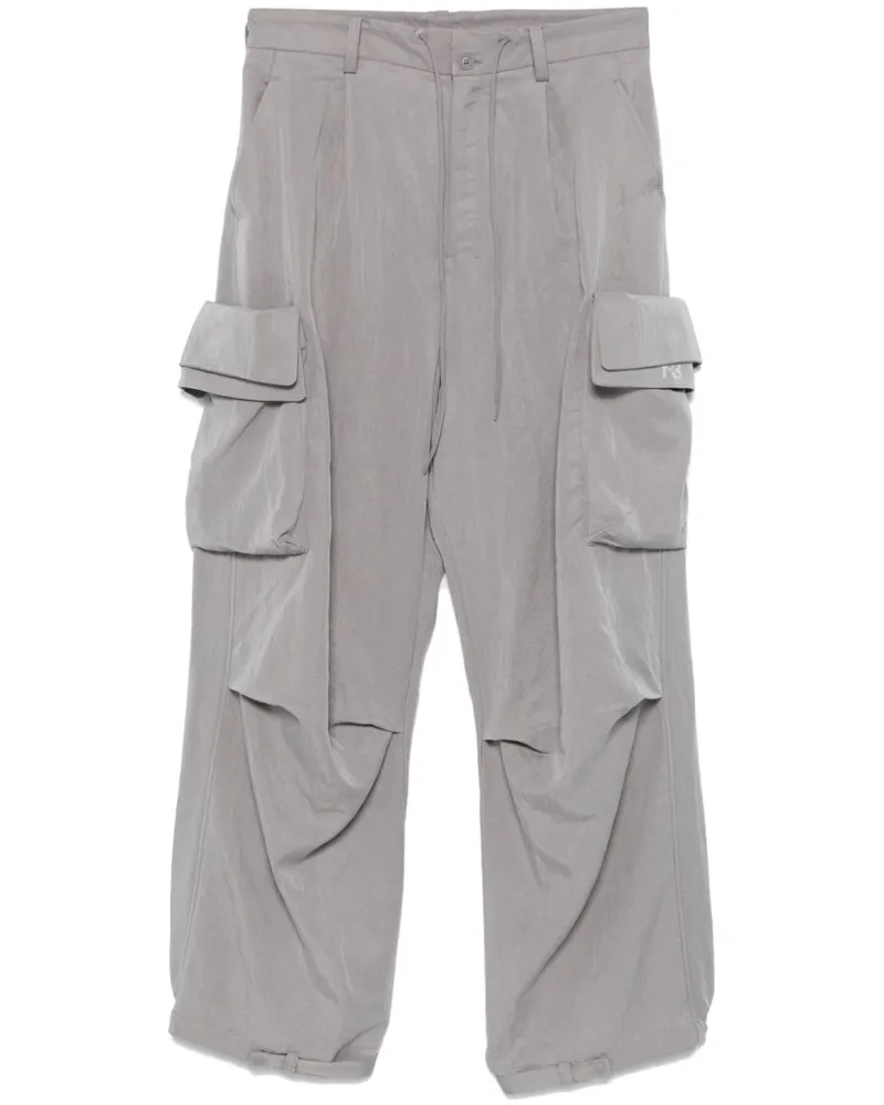 Y-3 Cargohose mit Umschlag - Grau Grau