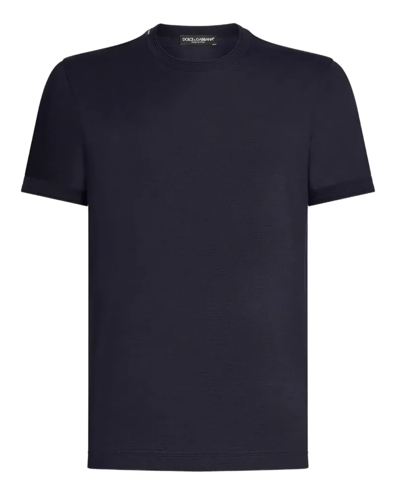 Dolce & Gabbana T-Shirt aus Seide - Blau Blau
