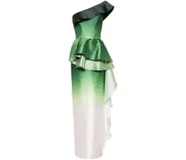 One-Shoulder-Kleid mit Farbverlauf