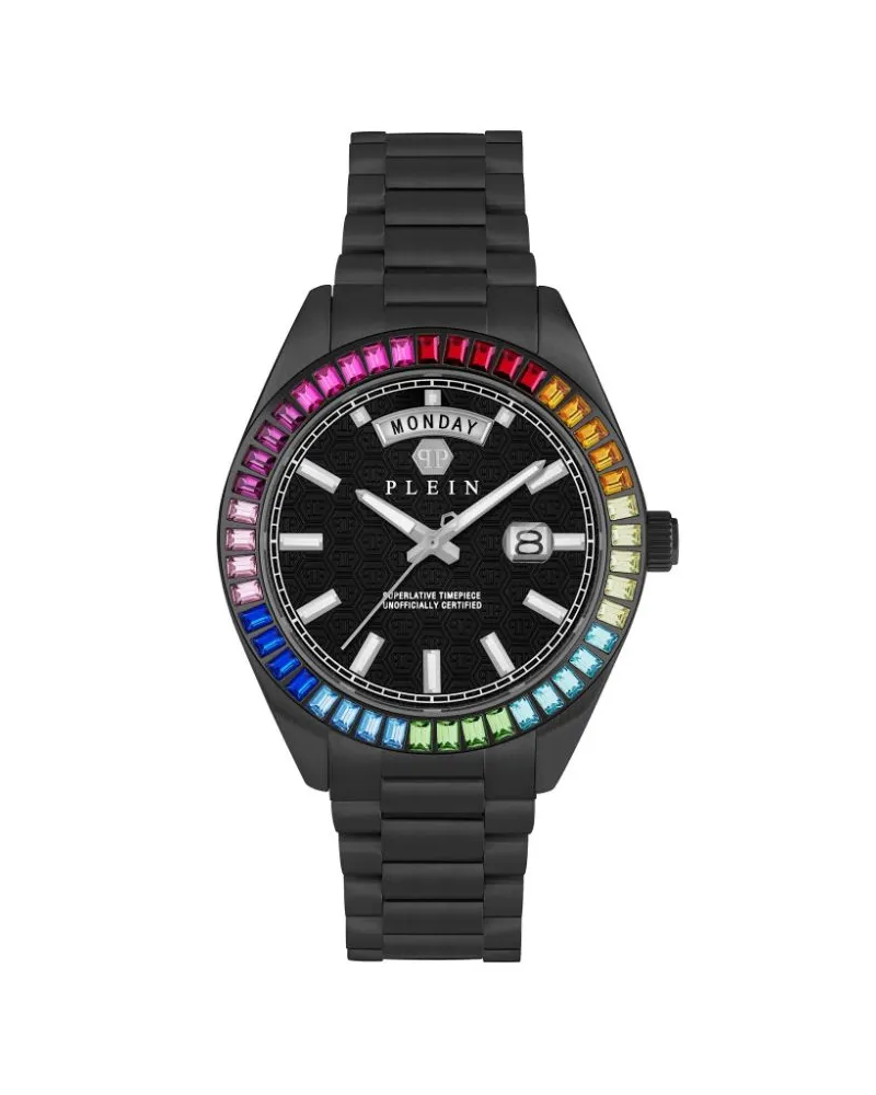 Philipp Plein Date Superlative Gent 42mm - Schwarz Schwarz