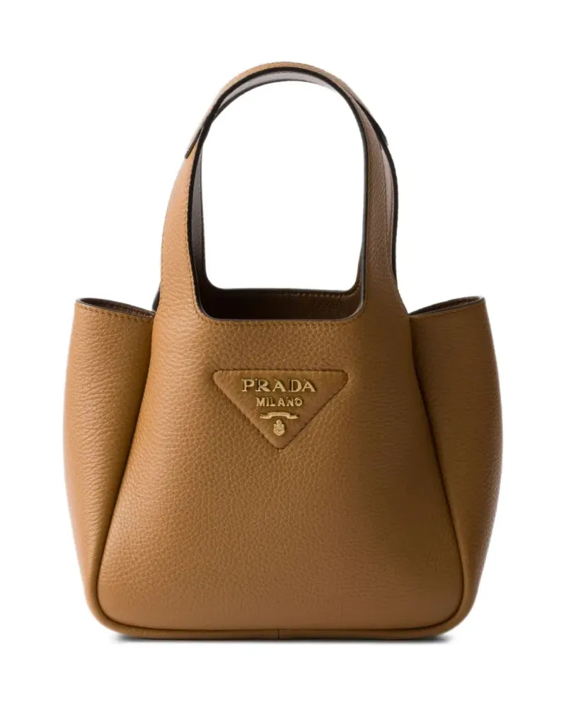 Prada Mini-Tasche aus Leder - Braun Braun