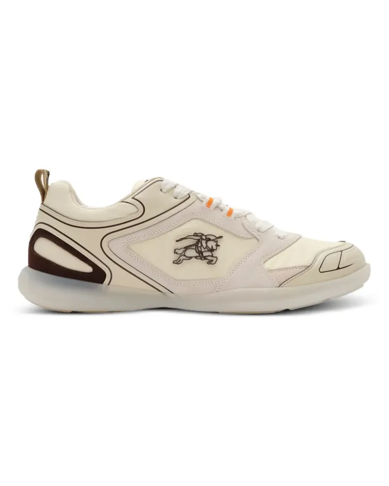 Burberry Equestrian-appliqué sneakers - Nude Nude