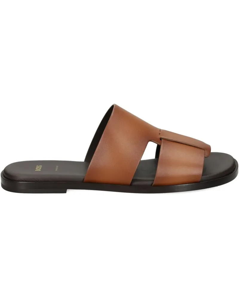 HUGO BOSS Gewebte Sandalen - Braun Braun