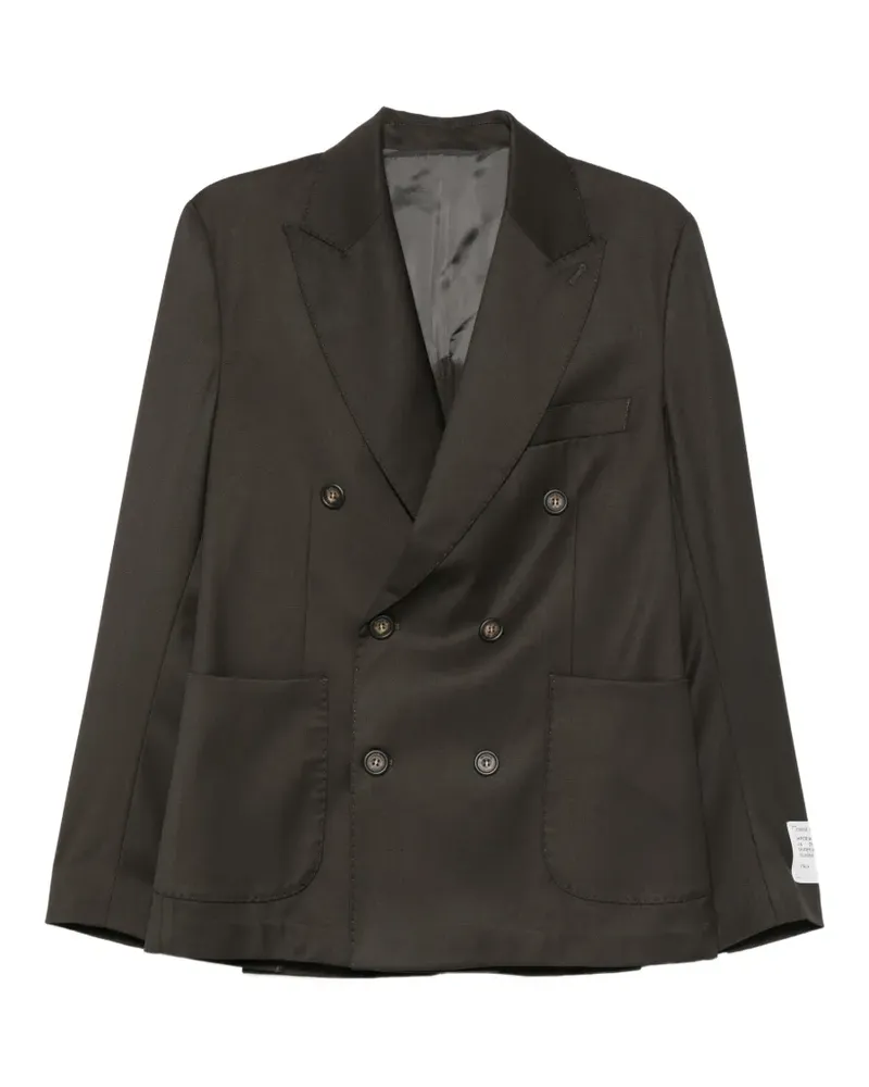 IMPERIAL double-breasted peaked-lapel suit - Grau Grau