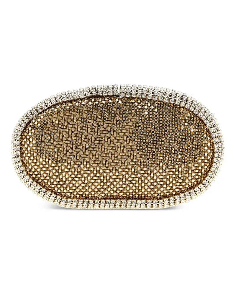 Benedetta Bruzziches Cher Clutch mit Strass - Gold Gold
