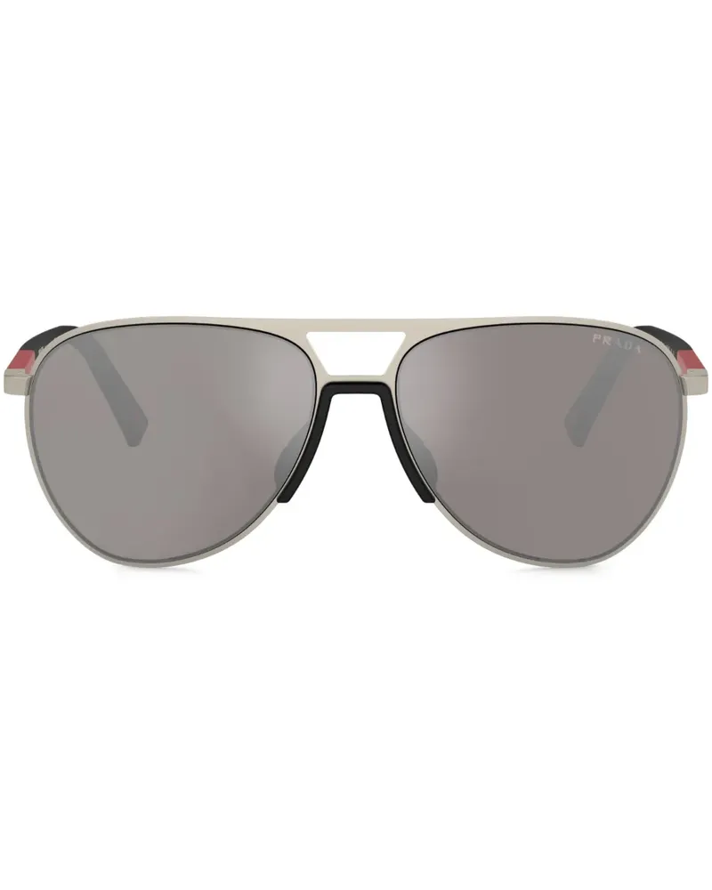 Prada Linea Rossa Sonnenbrille - Silber Silber
