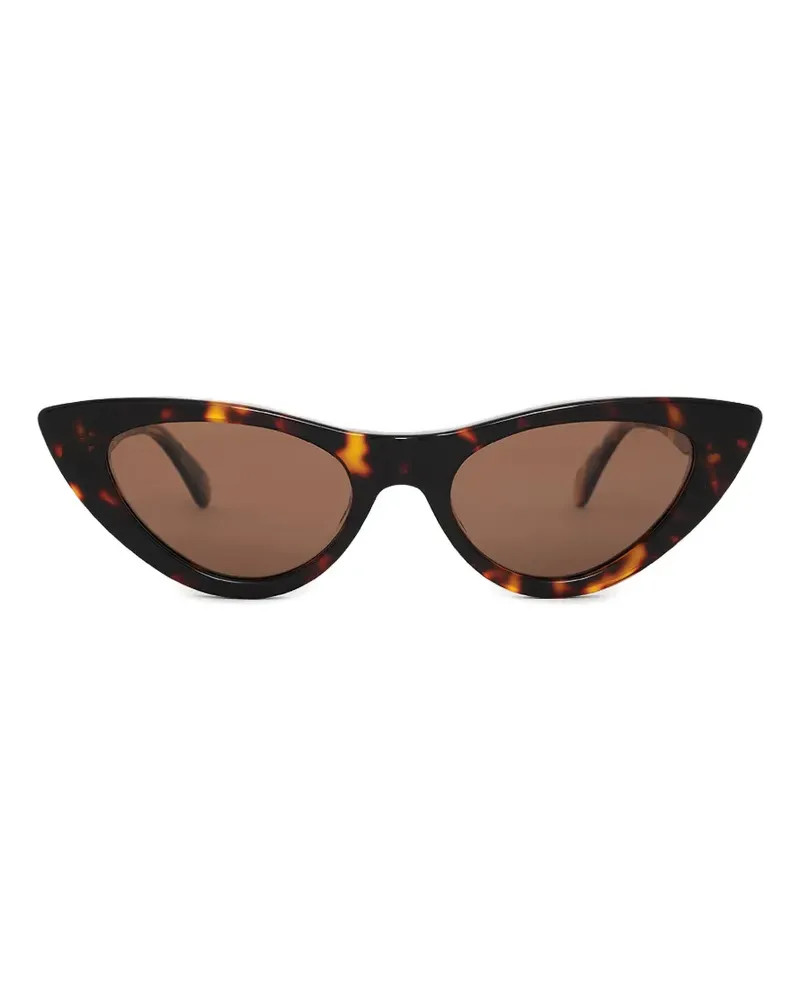 Anine Bing Sonnenbrille mit Cat-Eye-Gestell - Braun Braun