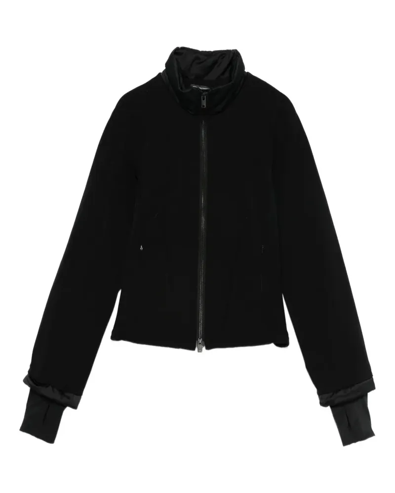 Y-3 Wattierte Jacke mit Reißverschluss - Schwarz Schwarz