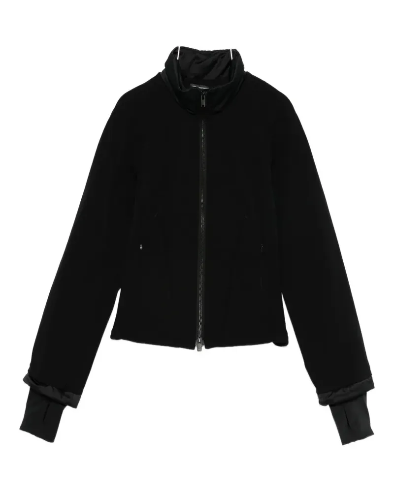 Y-3 Wattierte Jacke mit Reißverschluss - Schwarz Schwarz