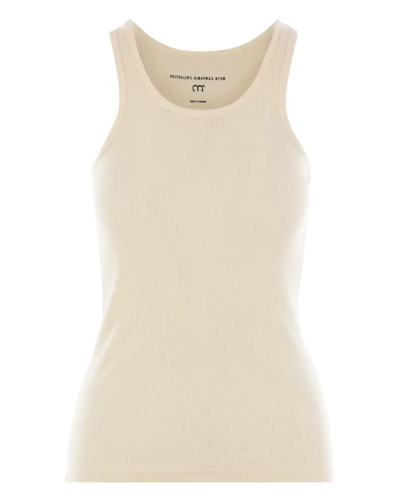 Meta Campania Collective Tanktop aus geripptem Jersey - Nude Nude