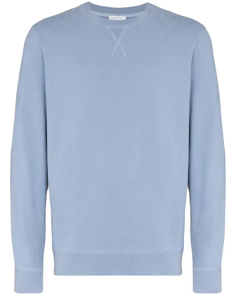 Sunspel Klassisches Sweatshirt - Blau Blau