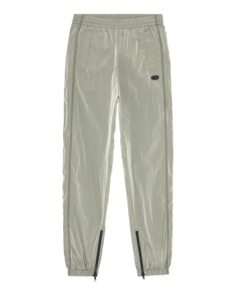 Diesel crinkled-effect track pants - Grün Grün