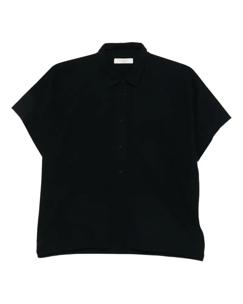 Zanone button polo top - Blau Blau