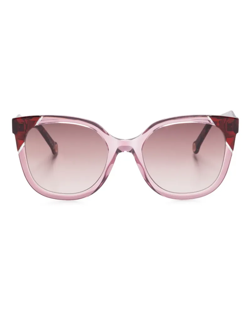 Carolina Herrera New York Sonnenbrille im Butterfly-Design - Rosa Rosa