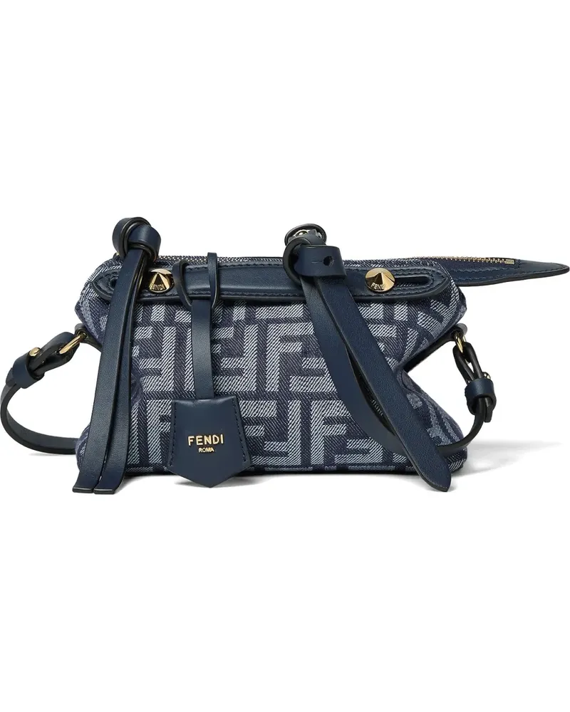 Fendi By The Way denim shoulder bag - Blau Blau