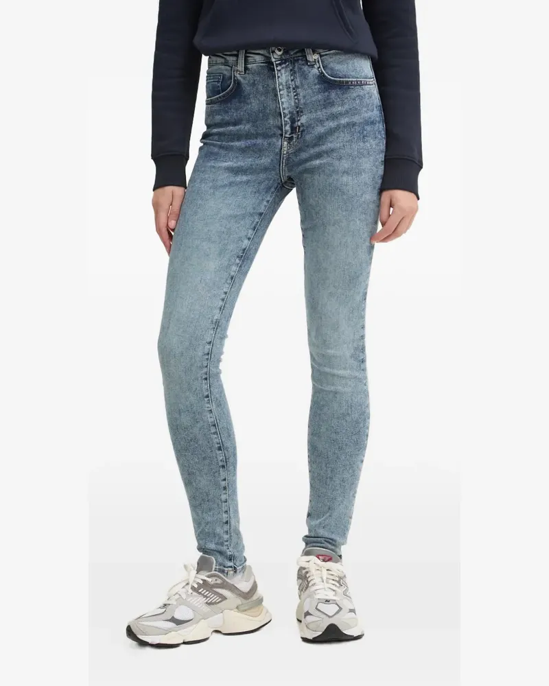 Karl Lagerfeld pocket skinny jeans - Blau Blau