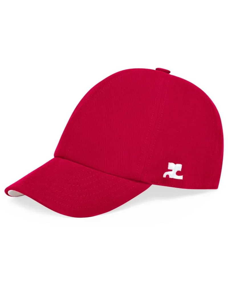 Courrèges Signature AC Baseballkappe - Rot Rot