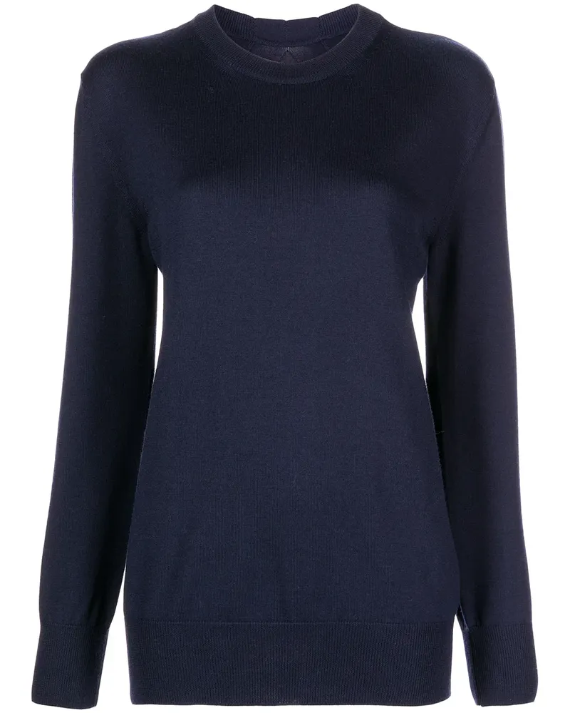 Jil Sander Pullover mit Rundhalsausschnitt - Blau Blau