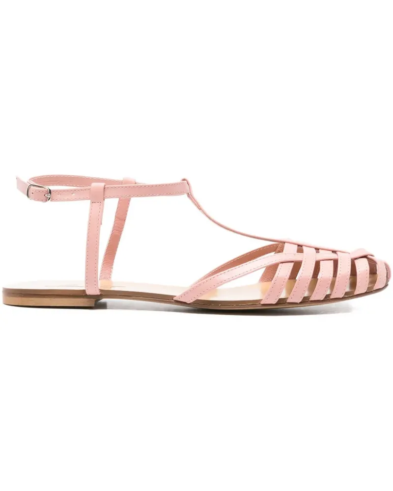 Anna F. 512 Römersandalen mit T-Riemen - Rosa Rosa