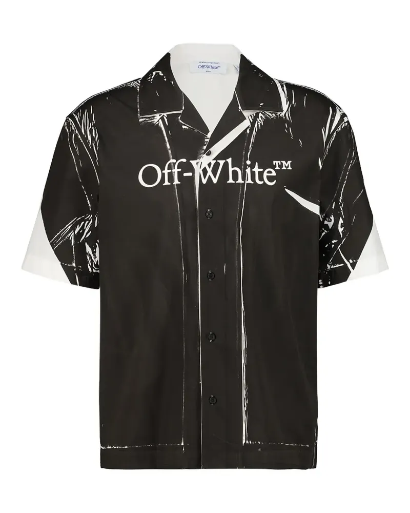 OFF-WHITE Bookish Bowlinghemd - Schwarz Schwarz