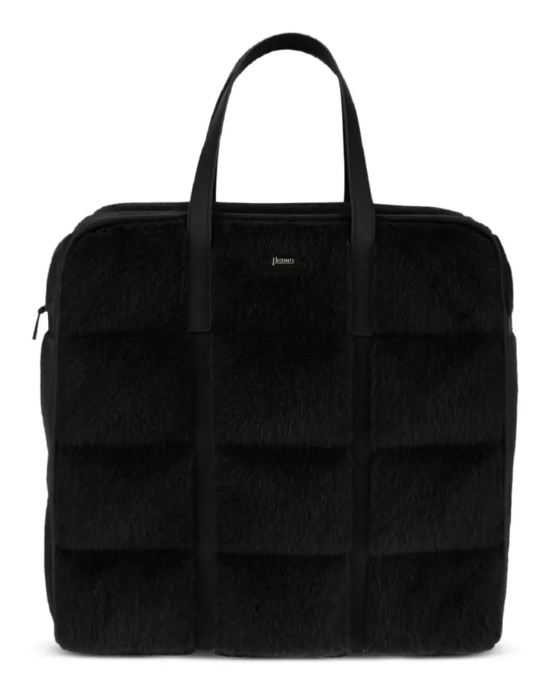 Herno Gefütterter Shopper - Schwarz Schwarz