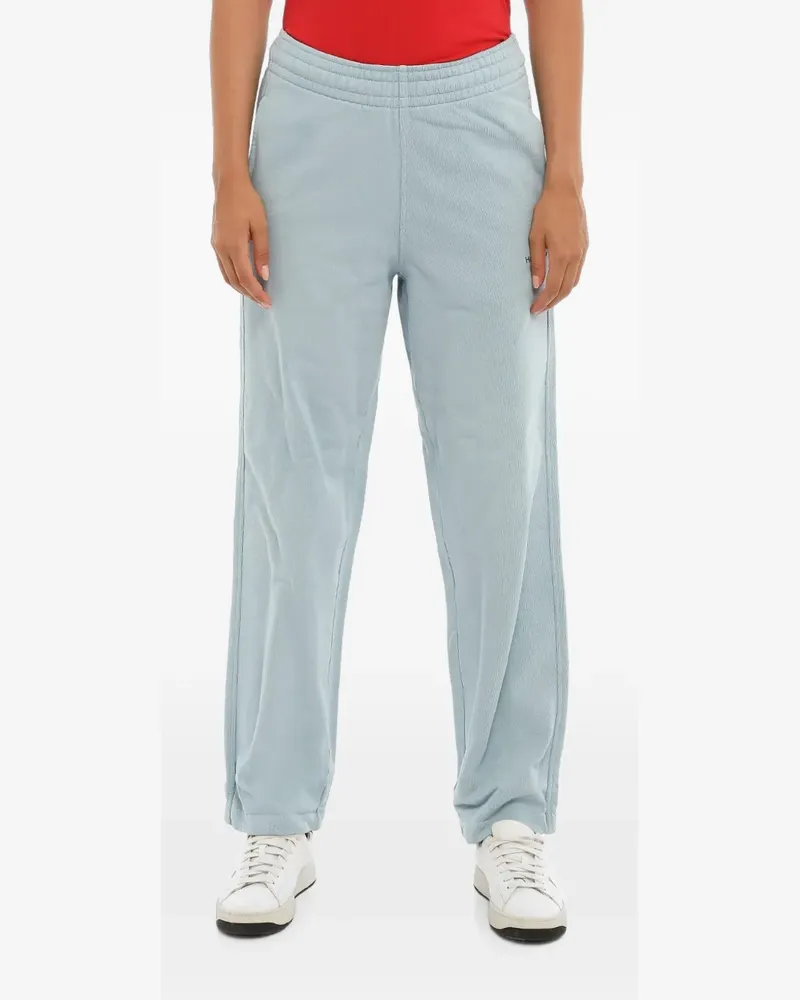 Holzweiler logo-print blue track pants - Blau Blau