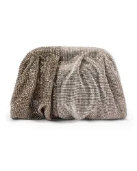 Benedetta Bruzziches Clutch mit Strass Silber