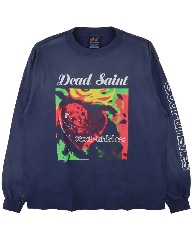 SAINT MXXXXXX Dead Saint Pullover - Blau Blau