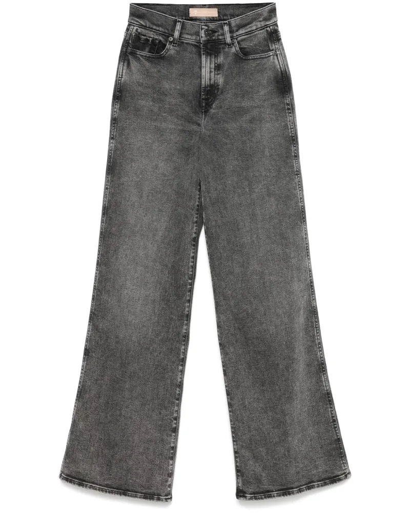 7 for all mankind Lotta Jeans - Schwarz Schwarz