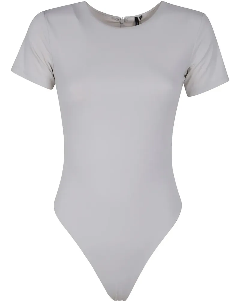Entire Studios Kurzärmeliger Body - Nude Nude