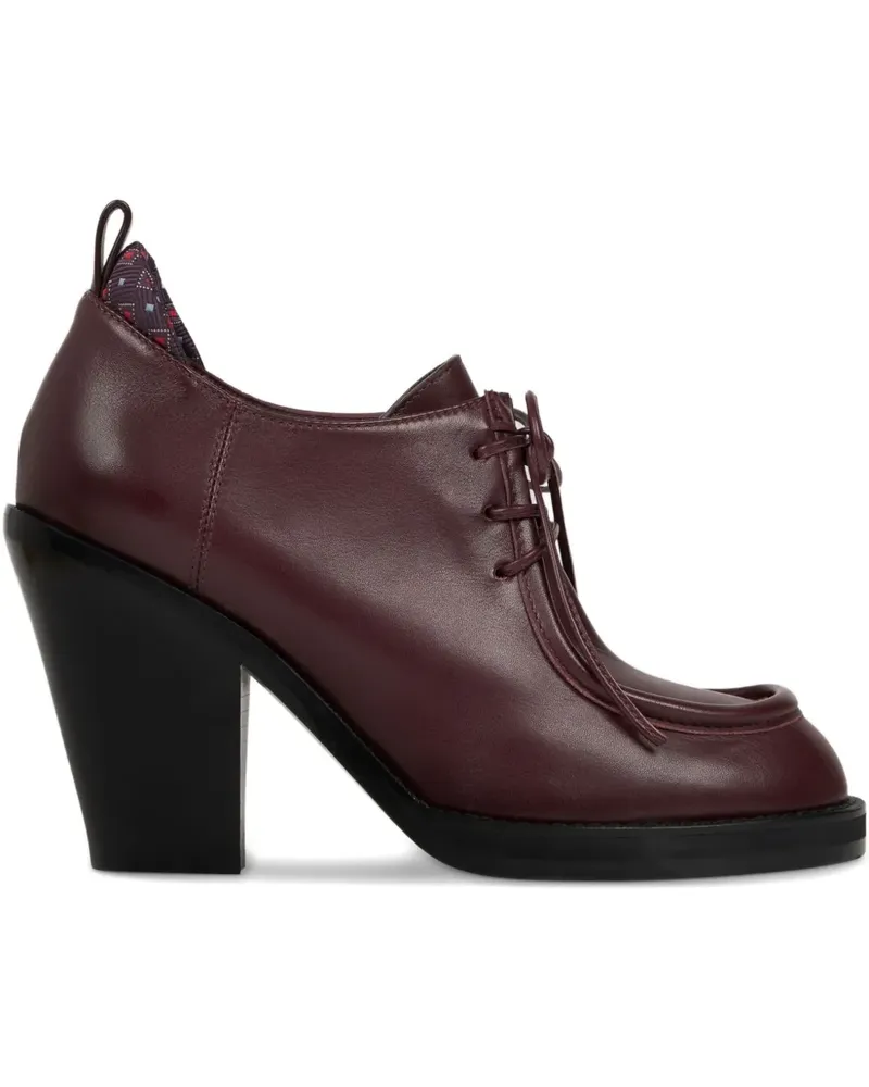 Etro Pumps mit Texan-Absatz 75mm - Rot Rot