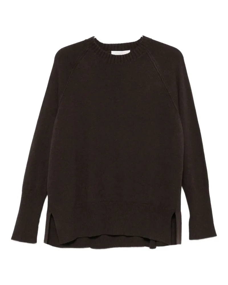Antonelli Firenze Pullover mit Seitenschlitzen - Braun Braun