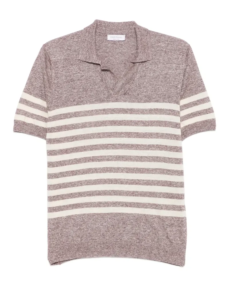 Gran Sasso striped T-shirt - Rot Rot