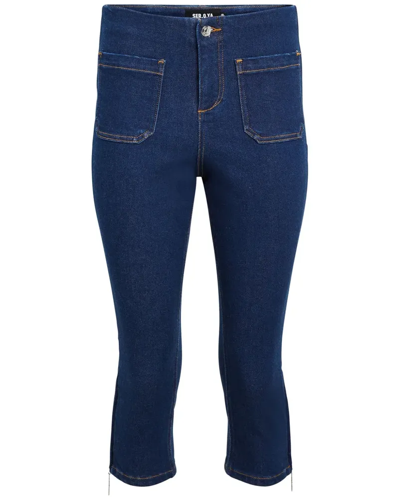 SER.O.YA Padma Capri-Jeans - Blau Blau