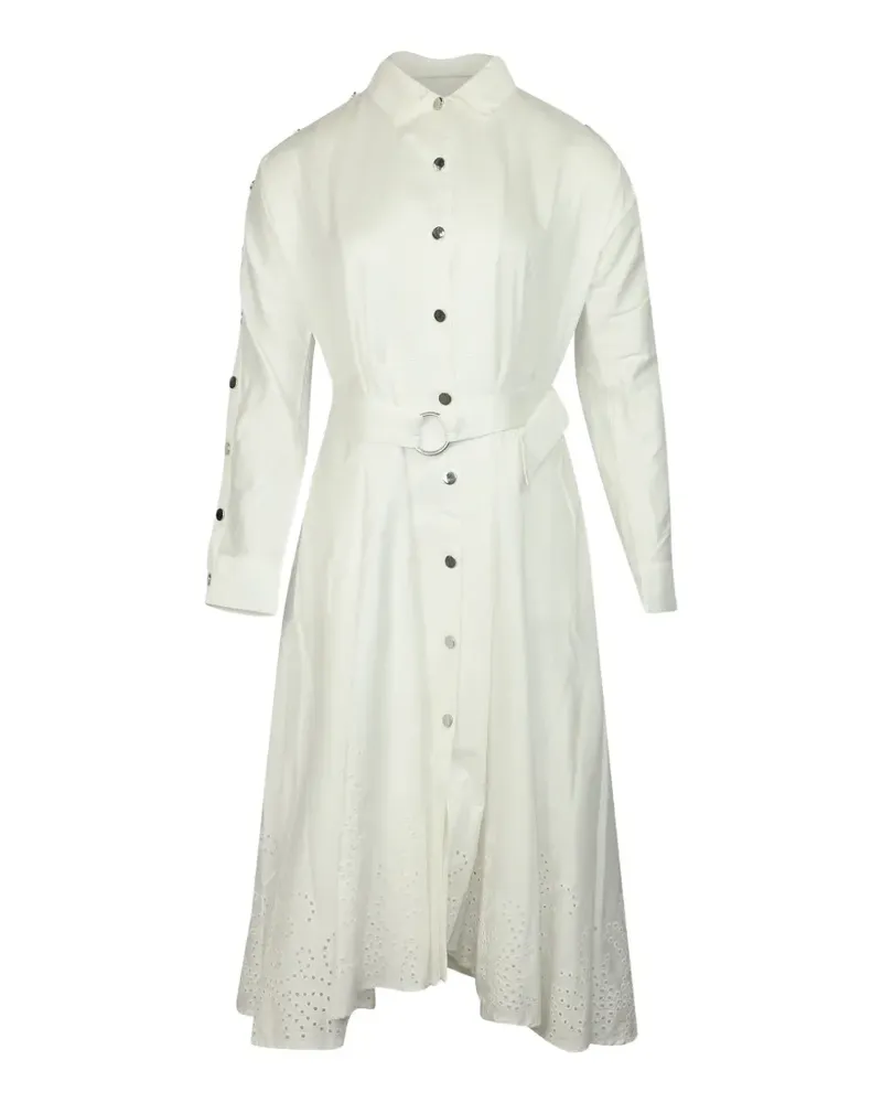 Maje belted midi dress - Weiß Weiß