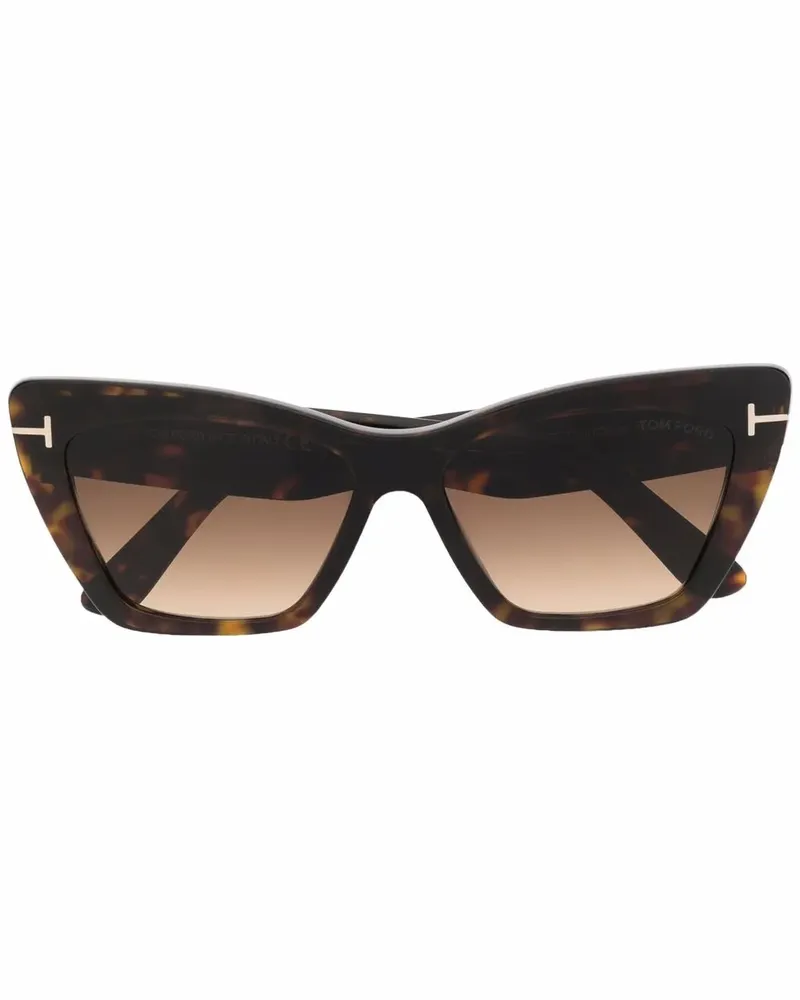 Tom Ford Whyatt Sonnenbrille im Butterfly-Design - Braun Braun