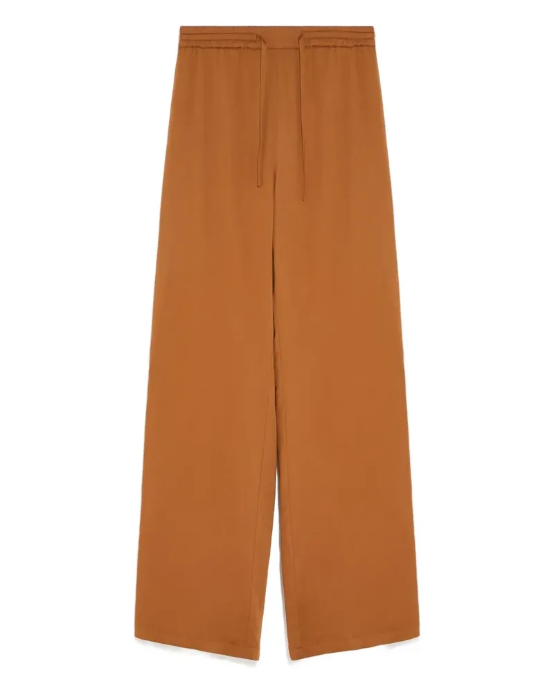 Yves Salomon Hose mit Kordelzug - Braun Braun