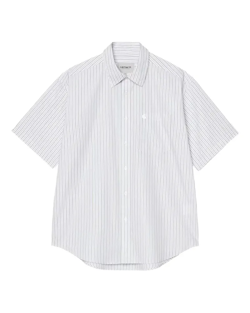 Carhartt WIP Gestreiftes Keene Hemd - Weiß Weiß