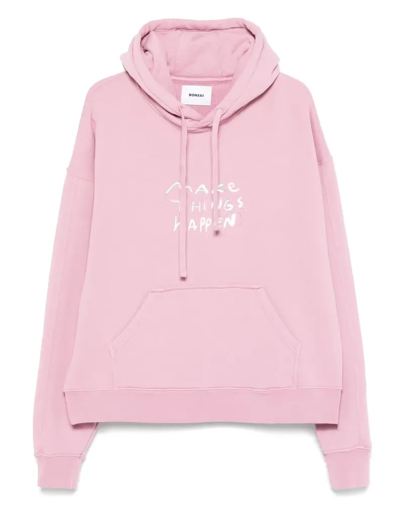 BONSAI Make Things Happen Hoodie - Rosa Rosa