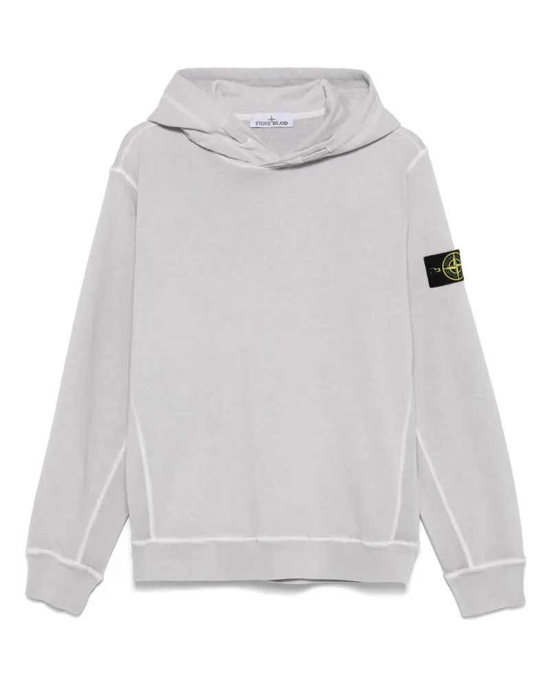Stone Island Hoodie mit Kompass-Patch - Violett Violett
