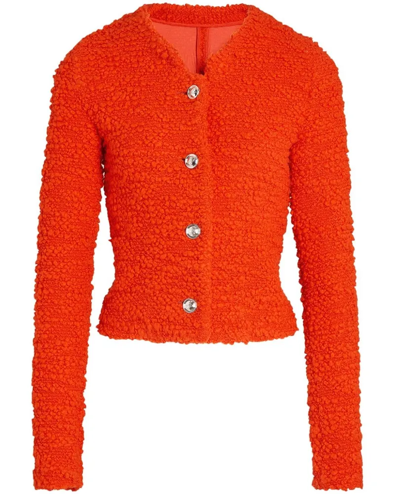 Giambattista Valli Jacke aus Tweed - Orange Orange