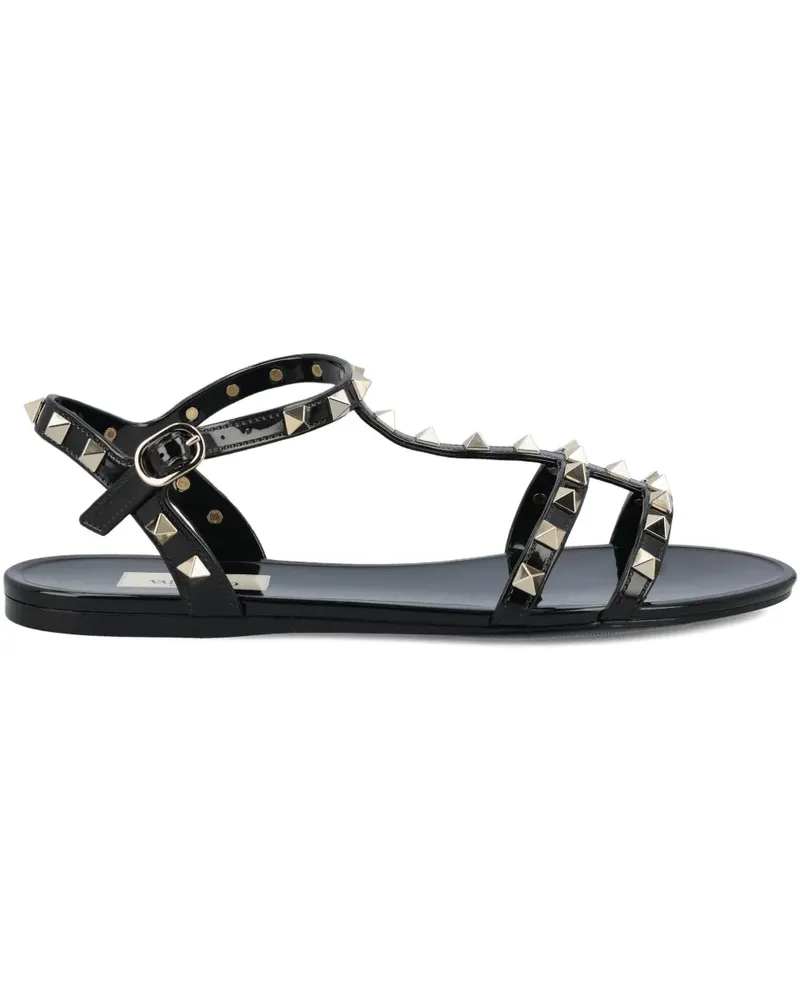 Valentino Garavani Rockstud Sandalen mit Riemen - Schwarz Schwarz