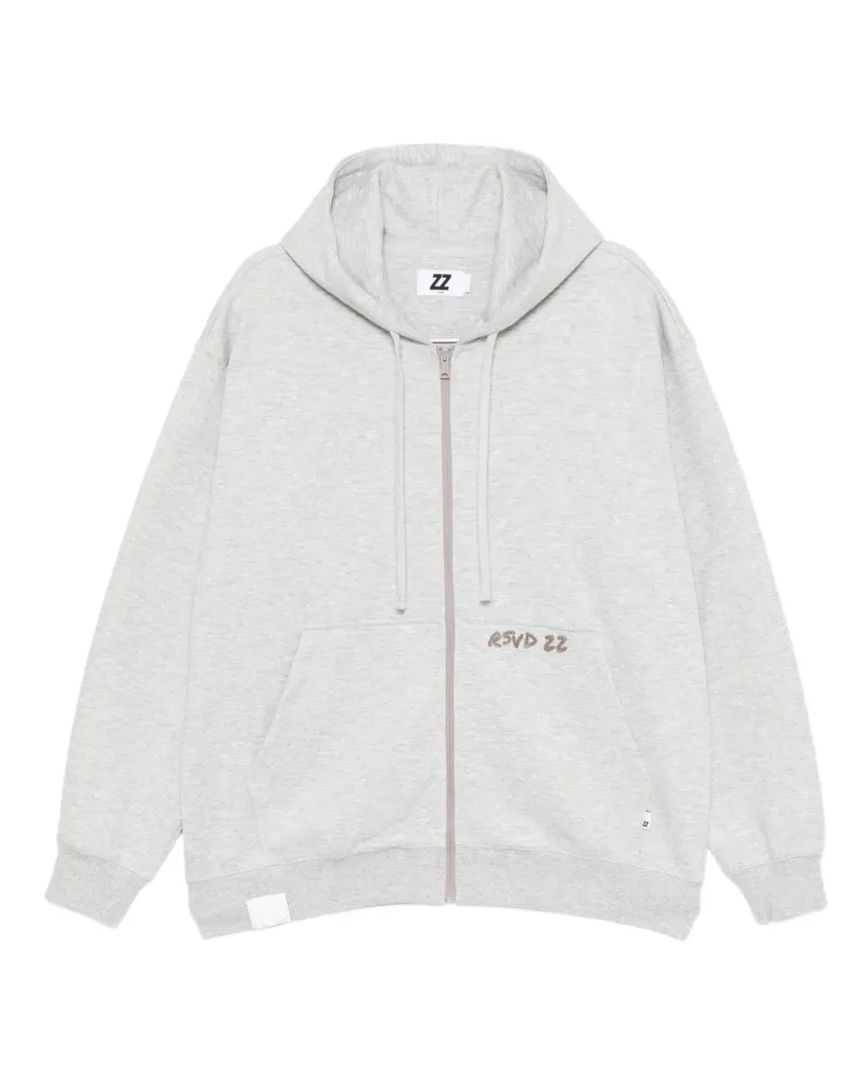 Izzue Hoodie mit Stickerei - Grau Grau