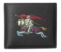 Portemonnaie mit Klappe - Schwarz