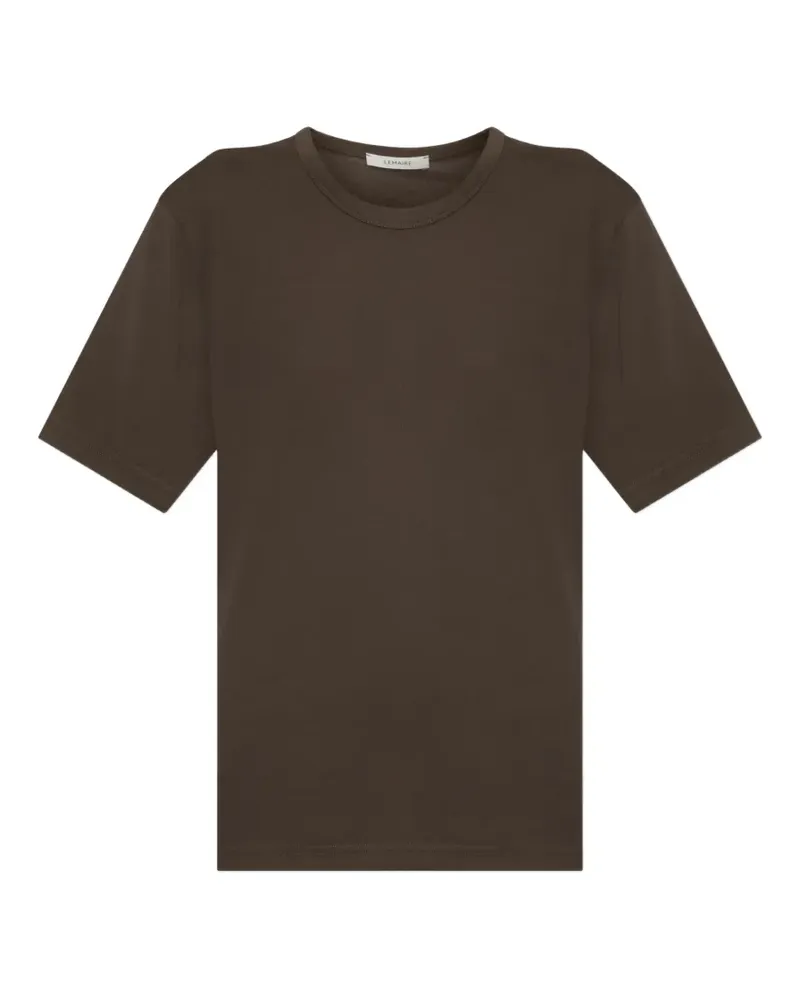 Christophe Lemaire crew-neck T-shirt - Braun Braun