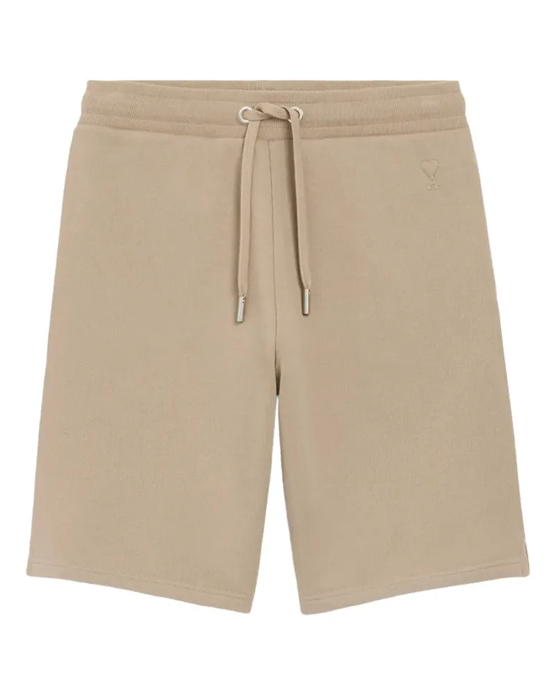 AMI Paris Shorts mit Logo - Nude Nude