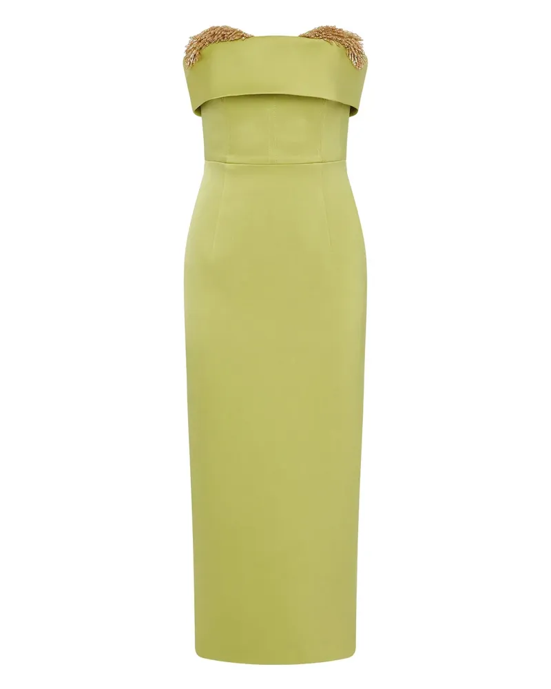 Rachel Gilbert Lairsa Kleid mit Corsage - Grün Grün